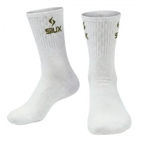 Calcetines Siux Groove Caña Alta Verde Blanco 2 Pares