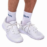Calcetines Siux Reveal Caña Media Blanco Aguamarina 2 Pares  Oferta + Barato