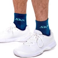 Calcetines Siux Reveal Caña Media Blanco Aguamarina 2 Pares  Oferta + Barato