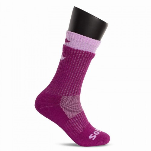 Softee Double Purple Socks 1 Pair