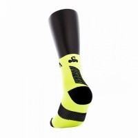 Meias Viper Kait Mid-Black Yellow Cane 1 Par