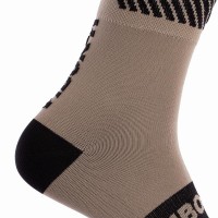 Calcetines Vibora Kait Caña Media Plata Negro 1 Par