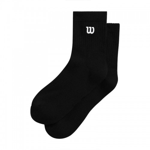 Calcetines Wilson Quarter Top Negro 1 Par Calcetines Wilson Quarter Top Negro 1 Par