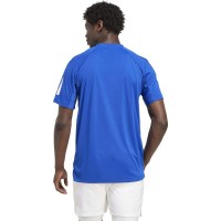 Adidas Club 3 Stripes Royal Blue White T-Shirt