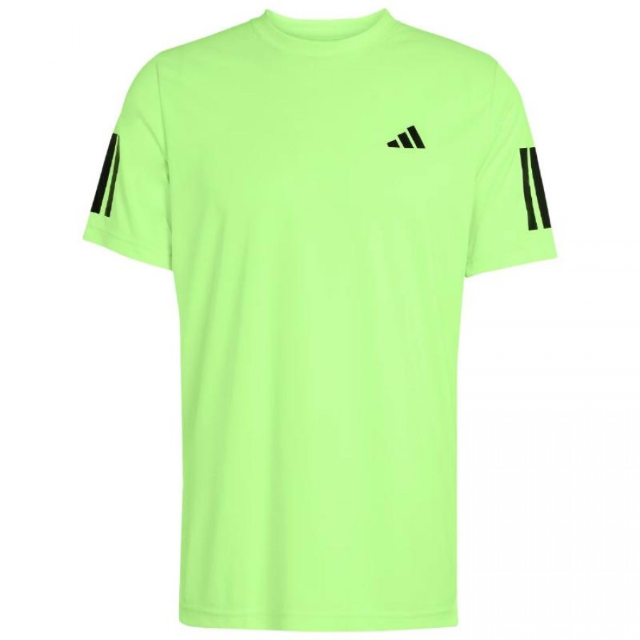 Camiseta Adidas Club 3 Stripes Lucid Limon  Oferta + Barato
