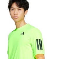 Camiseta Adidas Club 3 Stripes Lucid Limon  Oferta + Barato