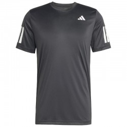 Camiseta Adidas Club 3 Stripes Negro Blanco