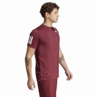 Camiseta Adidas Club 3 Stripes Rojo Shadow  Oferta + Barato