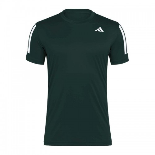 Camiseta Adidas Club 3 Stripes Verde Aurora