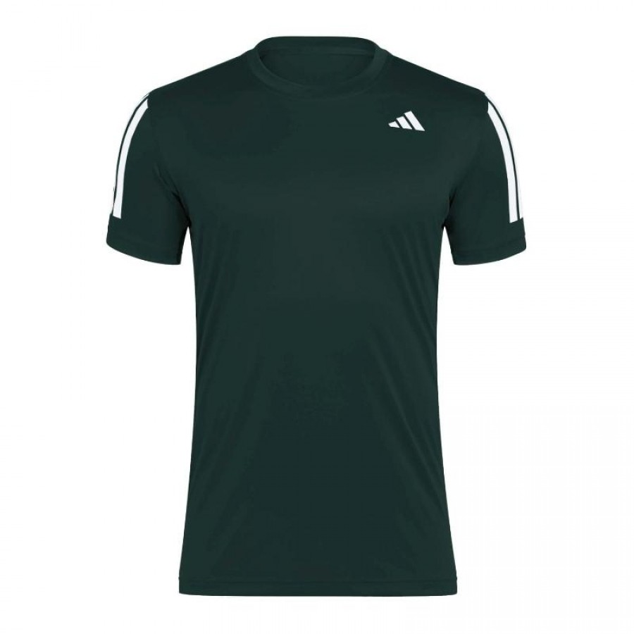 Camiseta Adidas Club 3 Stripes Verde Aurora
