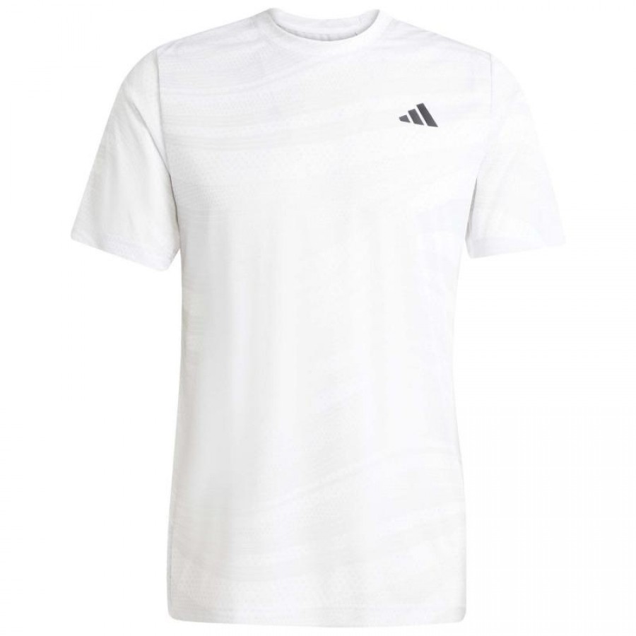 T-shirt adidas Club Graphic Blanc Gris  Offre - Pas cher