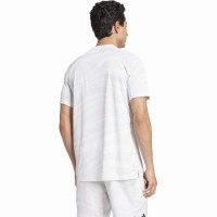 T-shirt adidas Club Graphic Blanc Gris  Offre - Pas cher