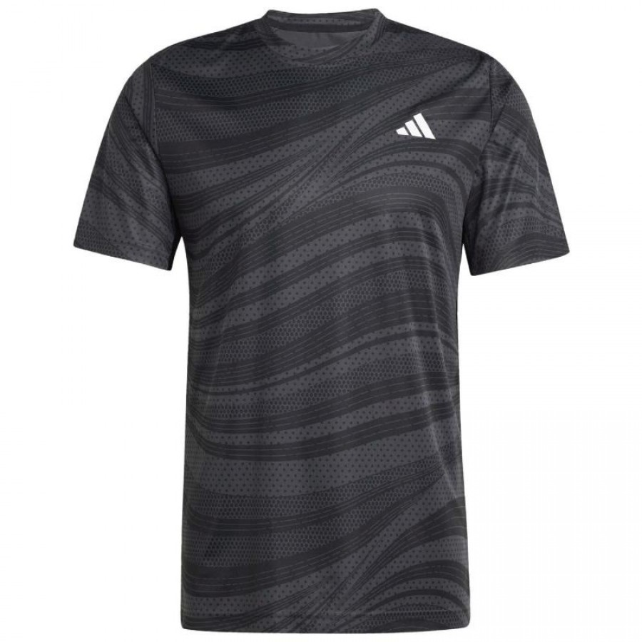 Camiseta Adidas Club Graphic Negro  Oferta + Barato