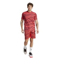 Camiseta Adidas Club Graphic Rojo  Oferta + Barato