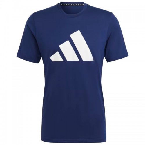 Camiseta Adidas Essentials Azul Oscuro Blanco Camiseta Adidas Essentials Azul Oscuro Blanco