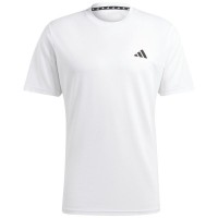 Adidas Essentials Base White Black T-Shirt  Offer + Cheap