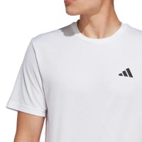Adidas Essentials Base White Black T-Shirt  Offer + Cheap