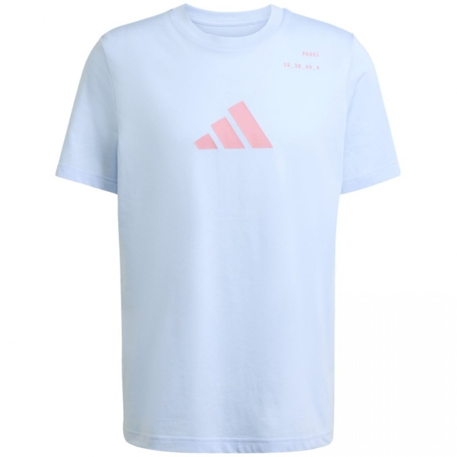 Camiseta Adidas Padel Graphic Azul Claro  Oferta + Barato