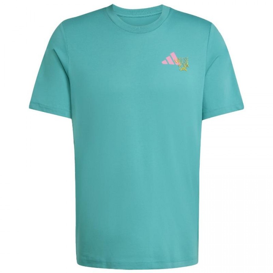 Camiseta Adidas Padel Graphic Teal Blue  Oferta + Barato