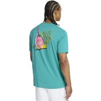 Camiseta Adidas Padel Graphic Teal Blue  Oferta + Barato