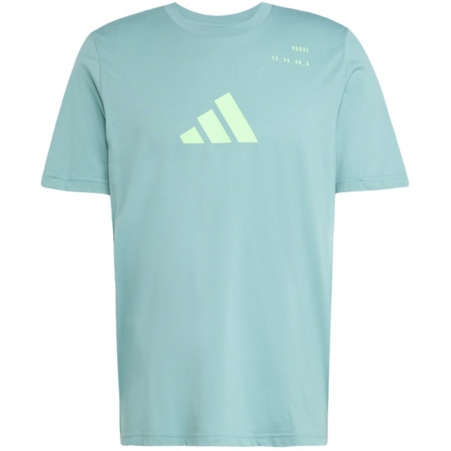 Camiseta Adidas Padel Graphic Teal  Oferta + Barato