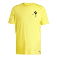 Camiseta Adidas Padel Zone Amarillo Azufre  Oferta + Barato