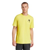 Camiseta Adidas Padel Zone Amarillo Azufre  Oferta + Barato