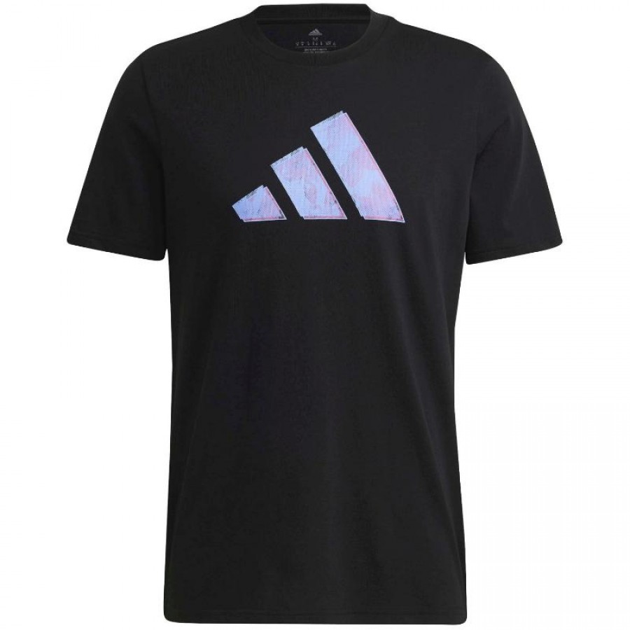 Camiseta Adidas Tennis AO Graphic Negro  Oferta + Barato