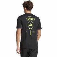Adidas Tennis Category Graphic Maglietta Nero Limone  Offerta + Economico