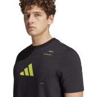 Adidas Tennis Category Graphic Maglietta Nero Limone  Offerta + Economico