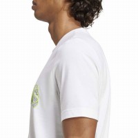 Camiseta Adidas Tennis Graphic Blanco  Oferta + Barato