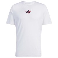 Camiseta Adidas Tennis Happy 3 Balls Graphic Blanco  Oferta + Barato
