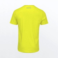 Cotton Head Club T-Shirt Ivan Yellow White  PADELPOINT Cotton Head Club T-Shirt Ivan Yellow White