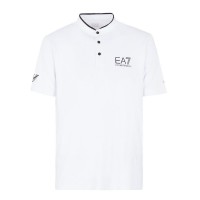 Camiseta Armani EA7 Ventus 7 Slim Fit Blanco Azul Armani