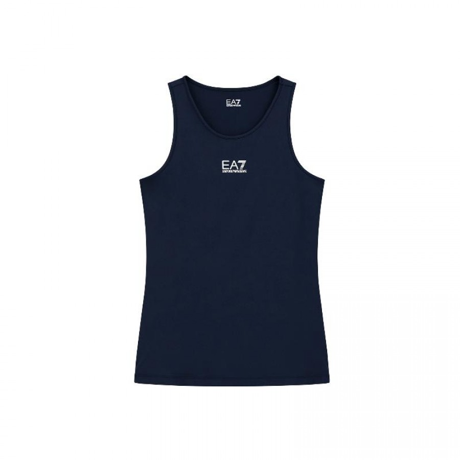 Camiseta Armani EA7 Ventus 7 Tennis Pro Azul Oscuro Mujer