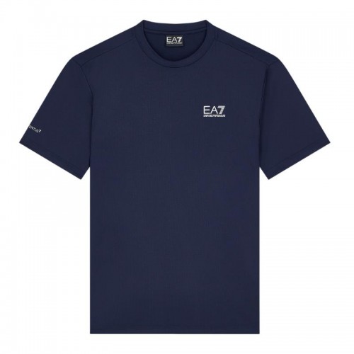 Camiseta Armani EA7 Ventus 7 Tennis Pro Regular Azul Armani
