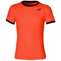 Asics Club SS Coral T-Shirt - Barata Oferta Outlet