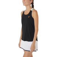Camiseta Asics Court Performance Negro Menta Mujer  Oferta + Barato