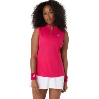 Camiseta Asics Court Rosa Brillante Mujer  Oferta + Barato