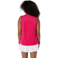 Camiseta Asics Court Rosa Brillante Mujer  Oferta + Barato
