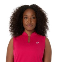 Camiseta Asics Court Rosa Brillante Mujer  Oferta + Barato