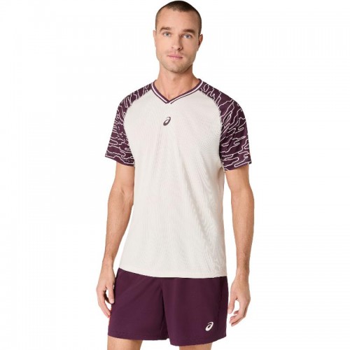 Camiseta Asics Court SS Top Beige
