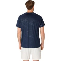 Camiseta Asics Game All Over Print SS Top Azul Medianoche  Oferta + Barato