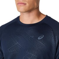 Camiseta Asics Game All Over Print SS Top Azul Medianoche  Oferta + Barato