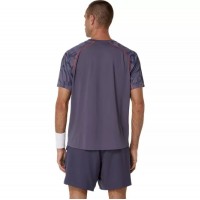 Camiseta Asics Game SS Top Gris Purpura  Offerta + Economico