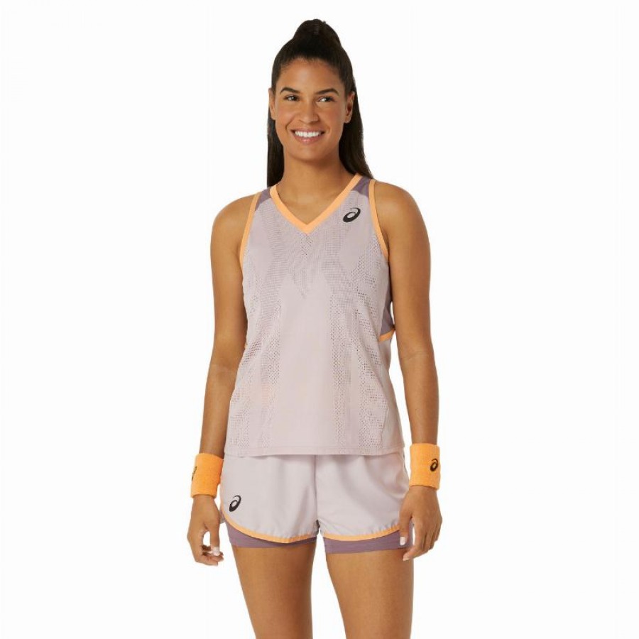 Asics Match Maglietta Donna Rosa  Offerta + Economico
