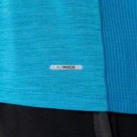 T-shirt Asics Road SS Haut bleu Égéen