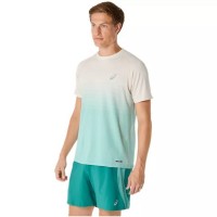 Camiseta Asics Seamless SS Top Verde Birch  Oferta + Barato