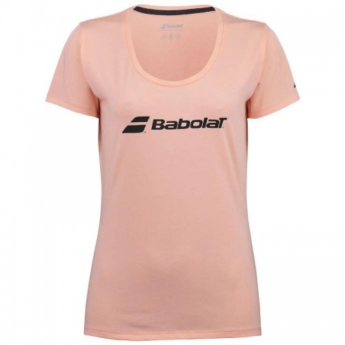 Camiseta Babolat Exercise Rosa Melocoton Mujer