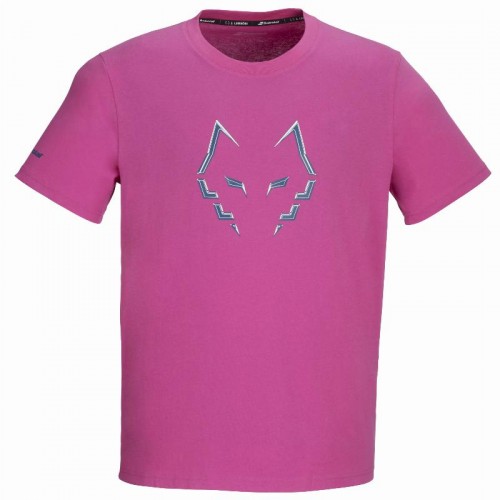 T-shirt Babolat Juan Lebron Framboise en coton